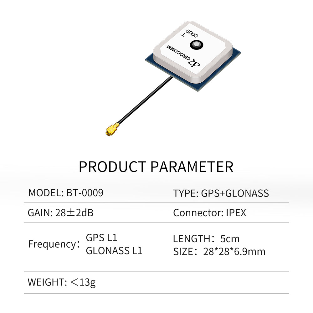 Beitian Cirocomm Taimeng 25*25 small size dual-mode GPS BDS built-in active ceramic antenna BT-0000 Beitian Cirocomm Taimeng 25*25 small size dual-mode GPS BDS built-in active ceramic antenna BT-0000